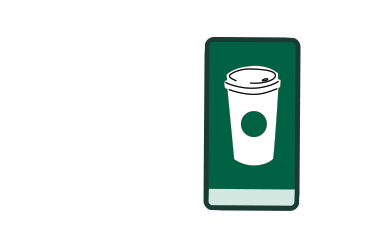 starbucks cup with green background